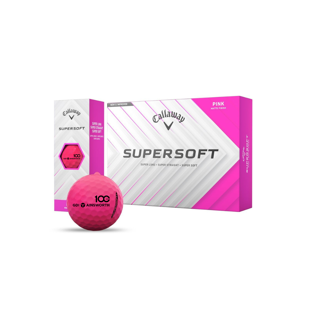 Callaway Supersoft Pink Golf Balls