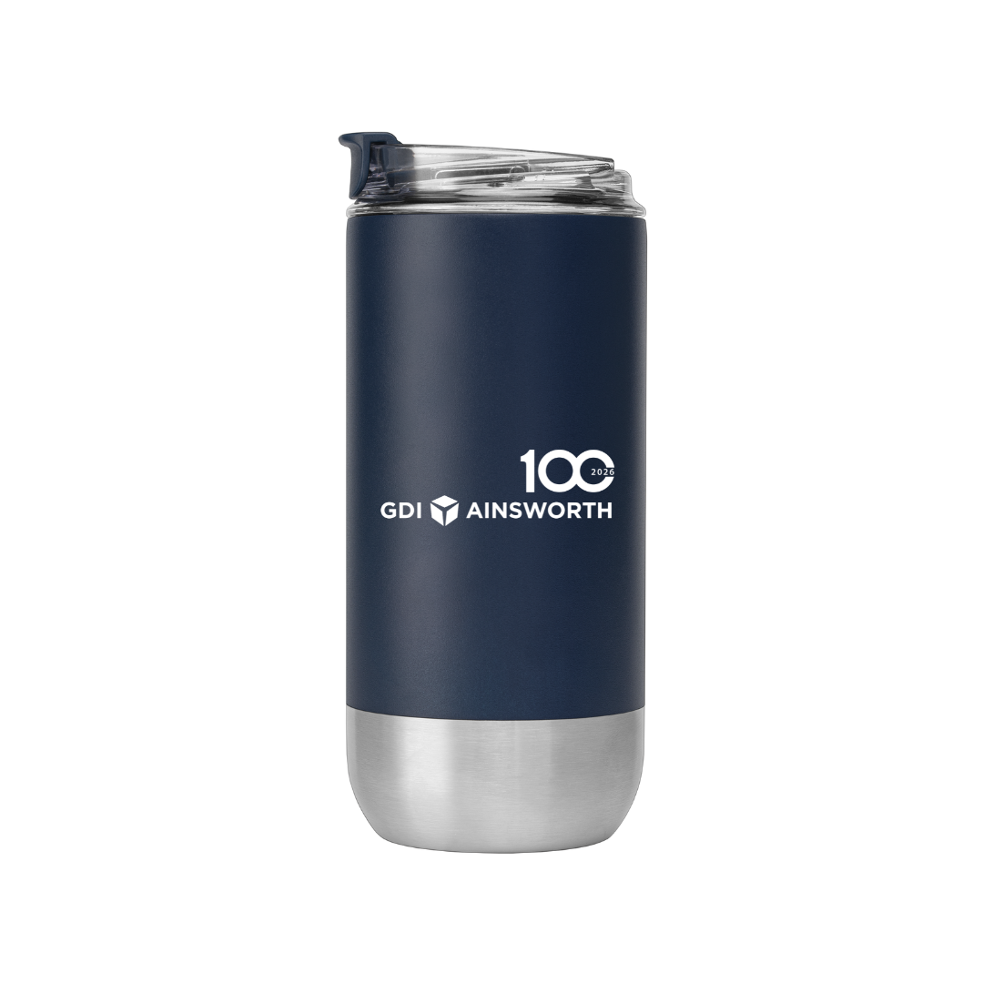 16 oz. Double-Wall Recycled Stainless Steel Tumbler