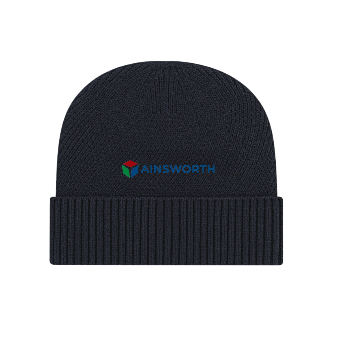 Recycled Knit Cap with Cuff