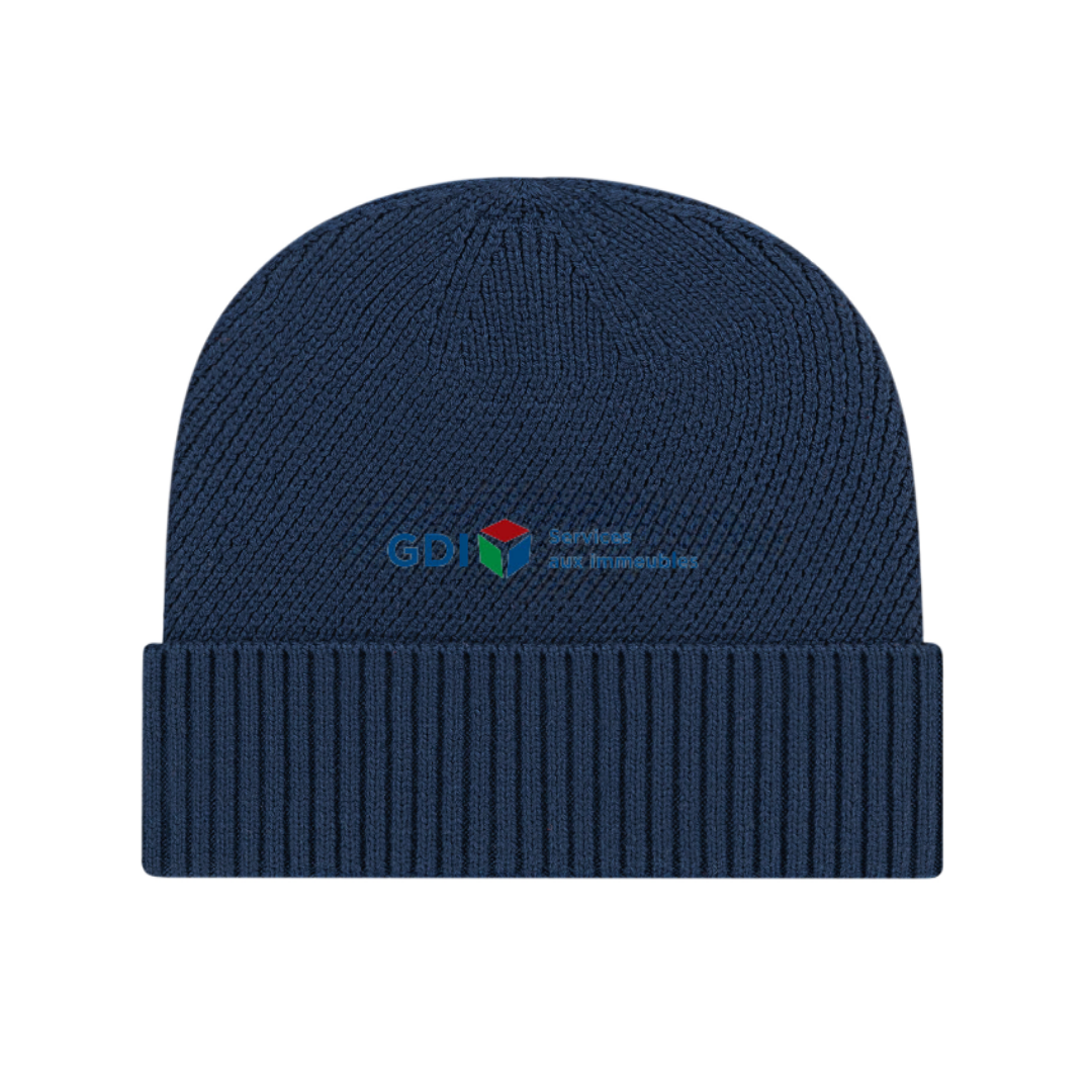 Recycled Knit Cap with Cuff
