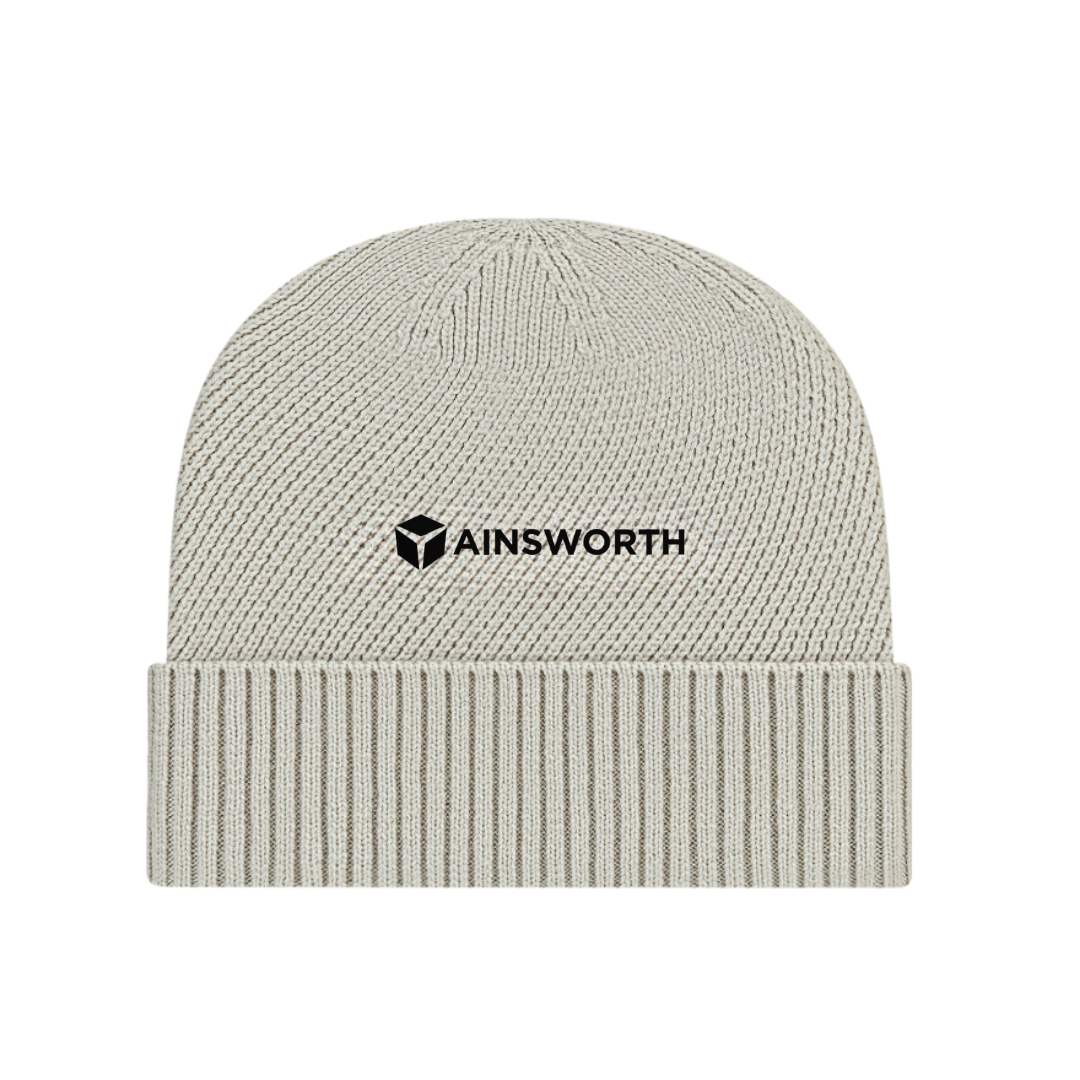 Recycled Knit Cap with Cuff