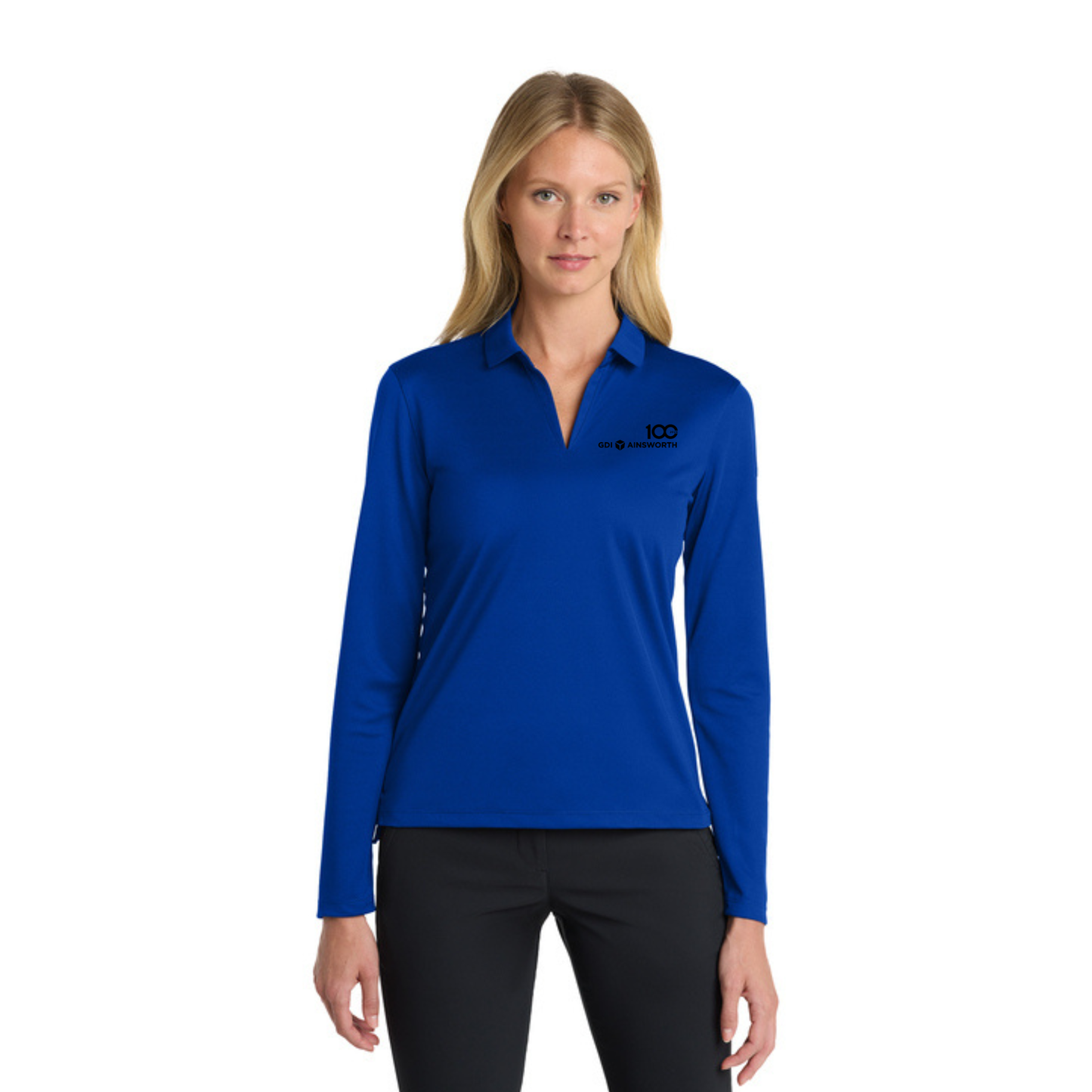 Nike Women's Dri-FIT Micro Pique 2.0 Long Sleeve Polo