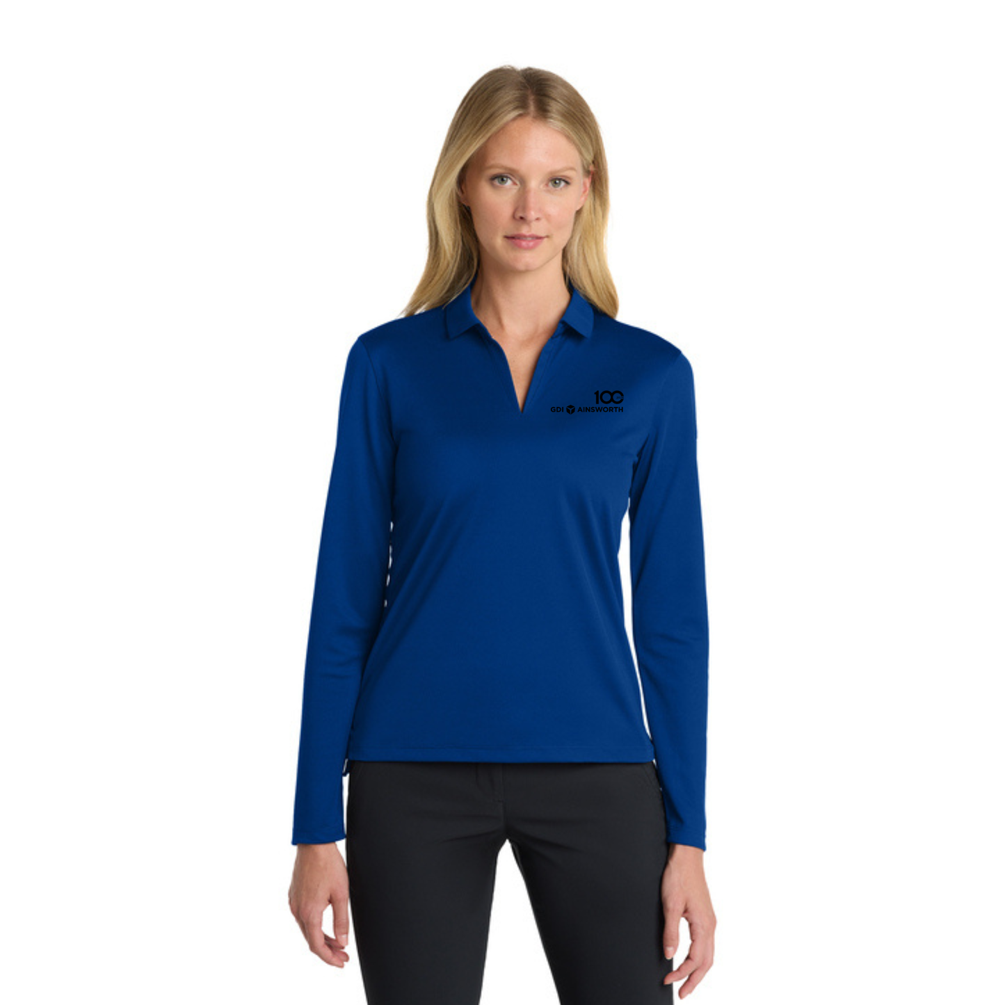 Nike Women's Dri-FIT Micro Pique 2.0 Long Sleeve Polo