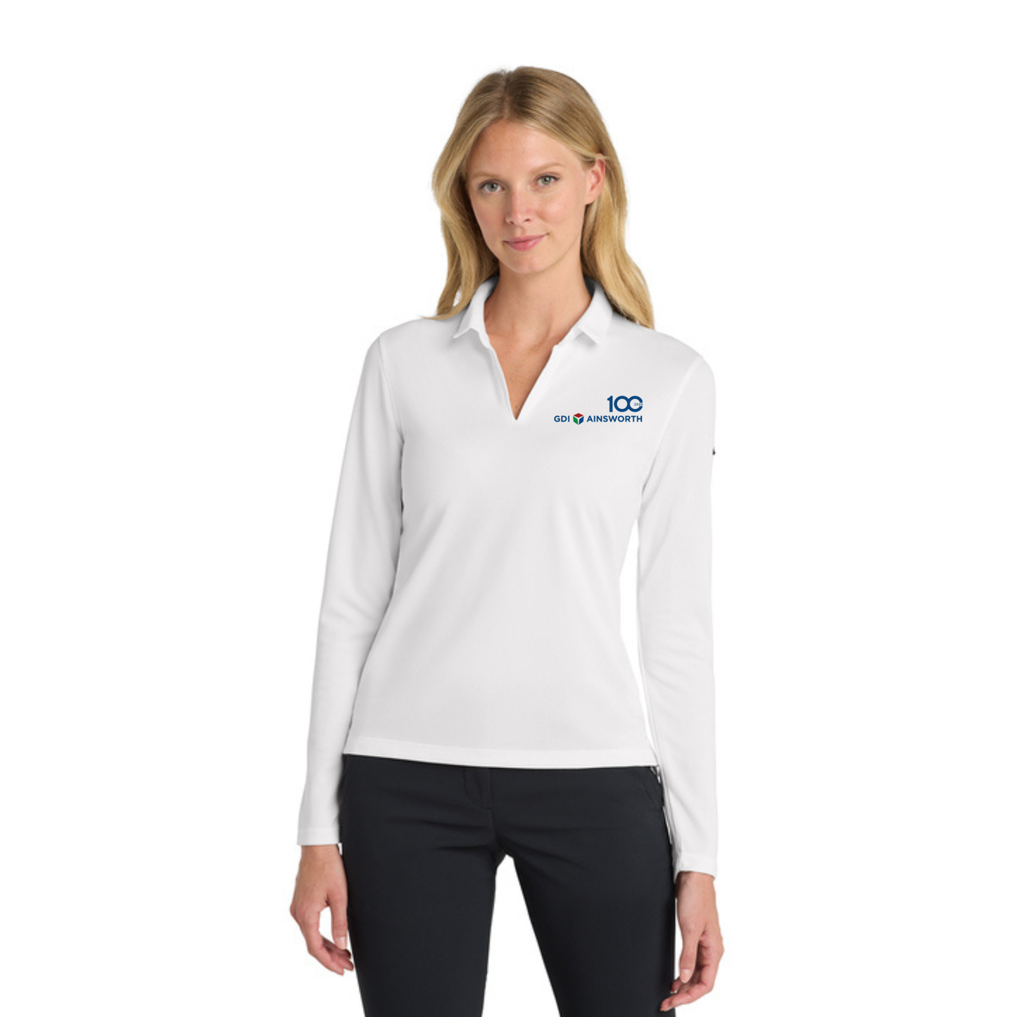 Nike Women's Dri-FIT Micro Pique 2.0 Long Sleeve Polo