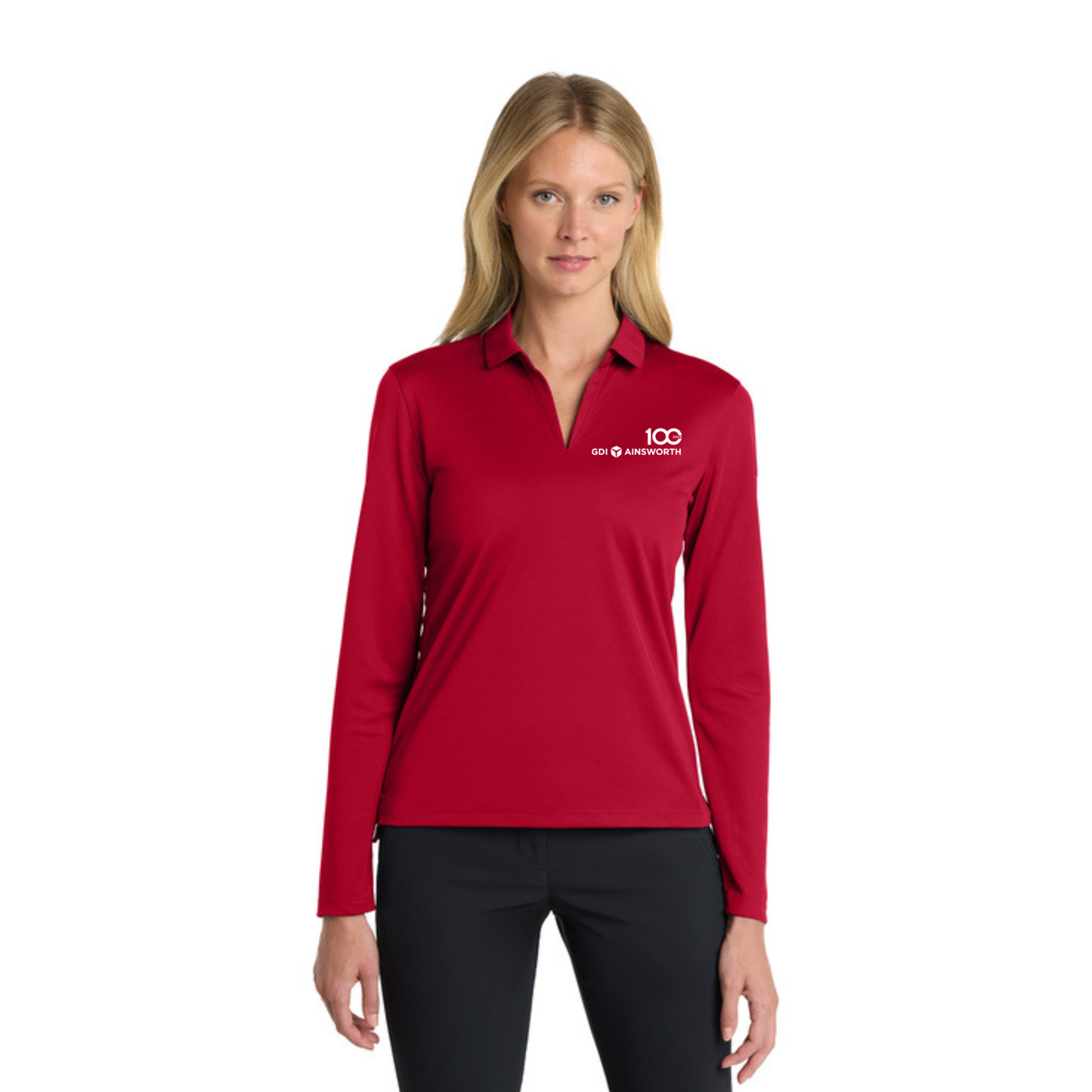 Nike Women's Dri-FIT Micro Pique 2.0 Long Sleeve Polo