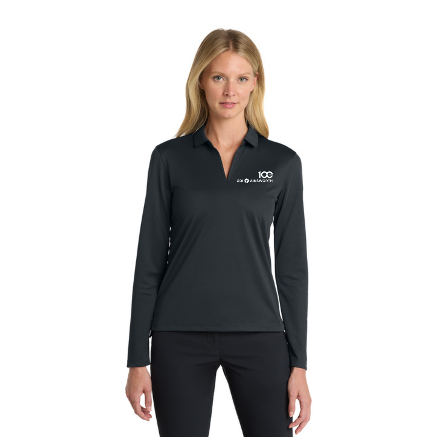 Nike Women's Dri-FIT Micro Pique 2.0 Long Sleeve Polo