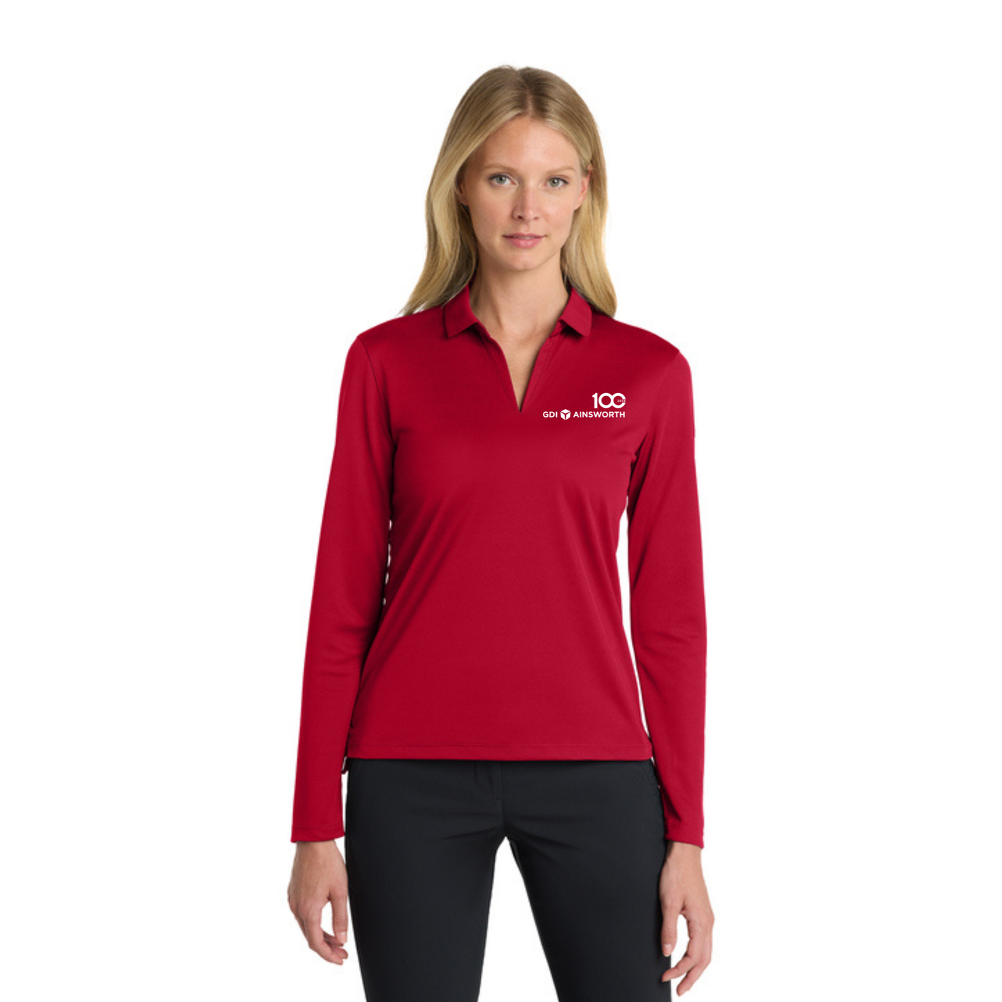 Nike Women's Dri-FIT Micro Pique 2.0 Long Sleeve Polo
