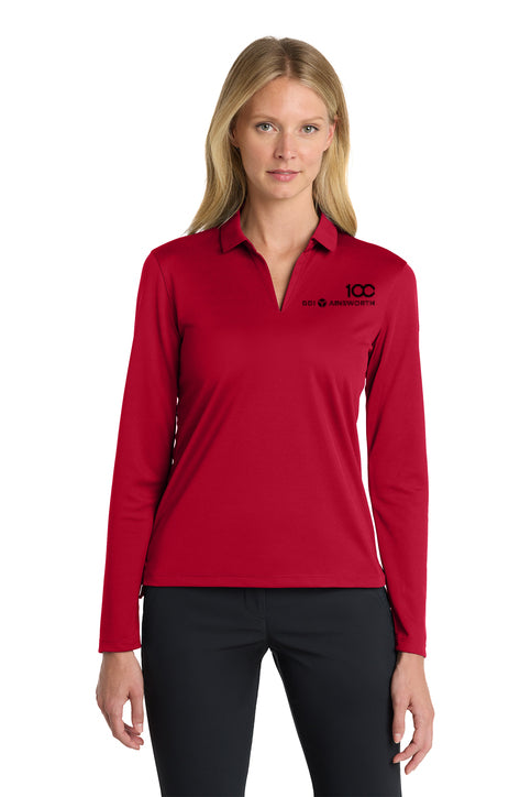 Nike Women's Dri-FIT Micro Pique 2.0 Long Sleeve Polo