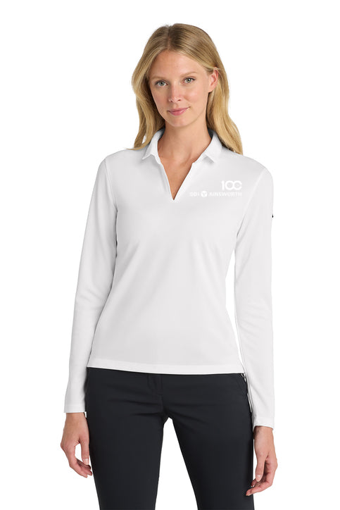Nike Women's Dri-FIT Micro Pique 2.0 Long Sleeve Polo