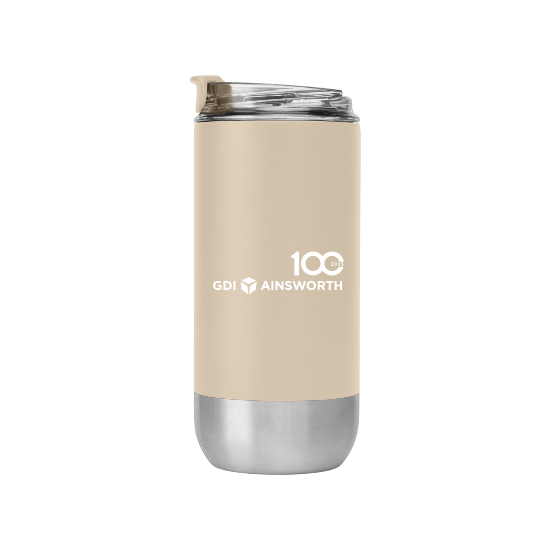 16 oz. Double-Wall Recycled Stainless Steel Tumbler