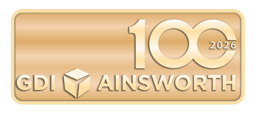 GDI Logo & 100th Anniversary Lapel Pin - Magnetic Back
