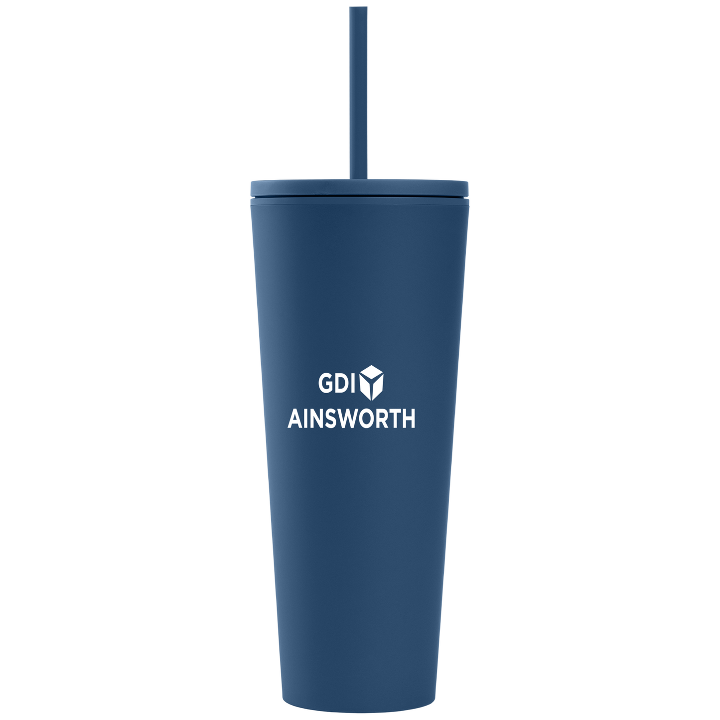 24 oz Soft Touch Double Wall Recycled Plastic Tumbler